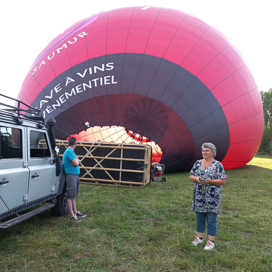 Vol en montgolfière EHPAD